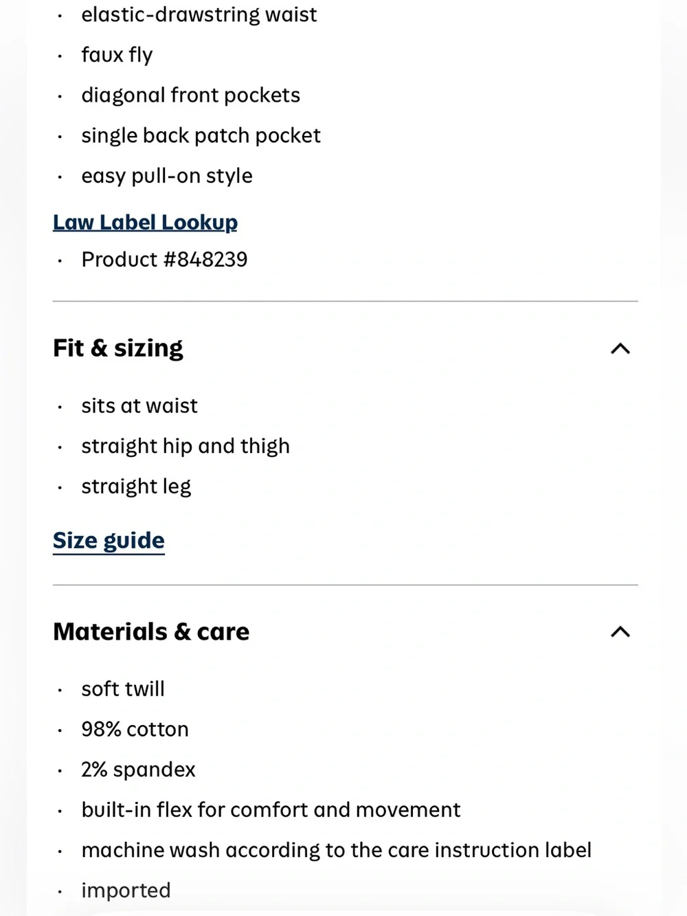 Kids Old Navy pull on straight leg pants bundle